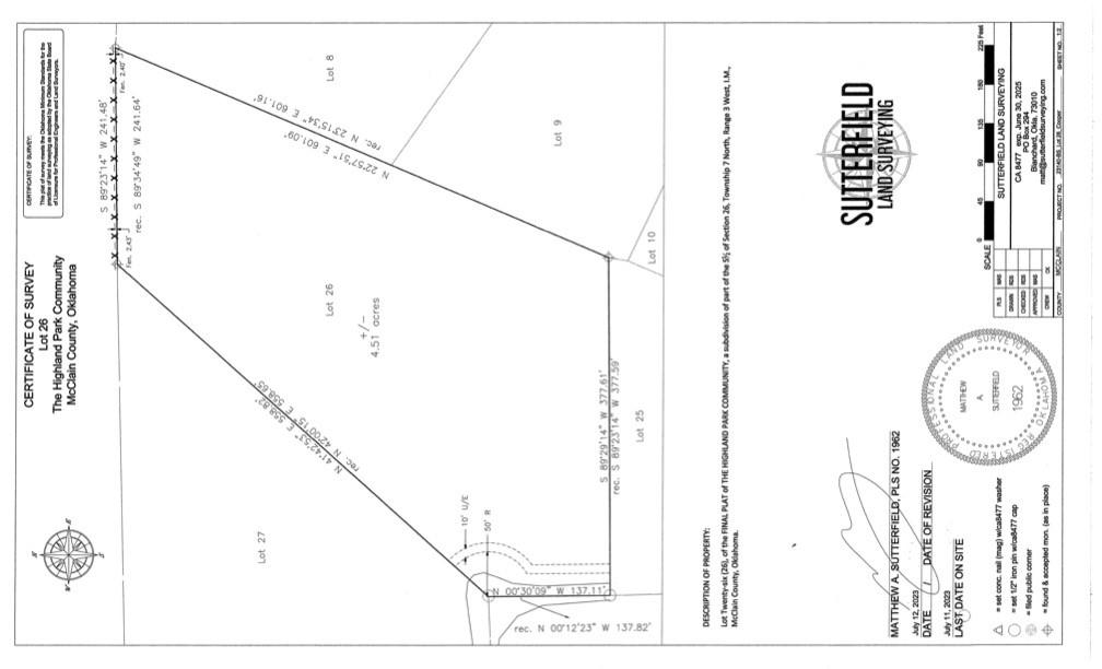 0026 LEMON (LOT 26) AVENUE, WASHINGTON, OK 73093, photo 1